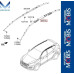 airbag module passenger hyundai santa fe dm 2012-15